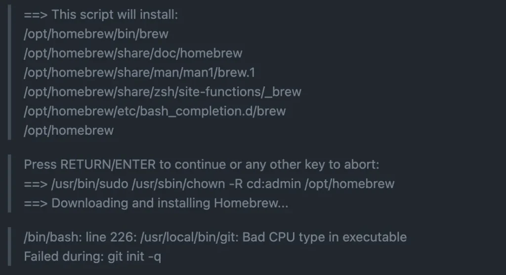 What Does env node bad CPU type in executable Mean?