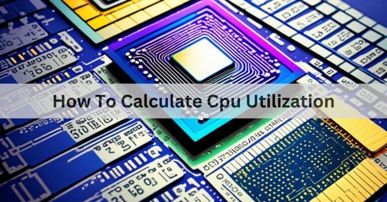 How To Calculate Cpu Utilization